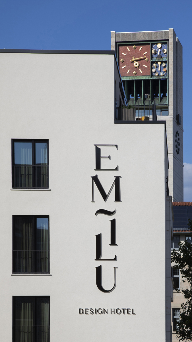 Das Designhotel EmiLu liegt im Zentrum von Stuttgart. Foto: Blocher Partners