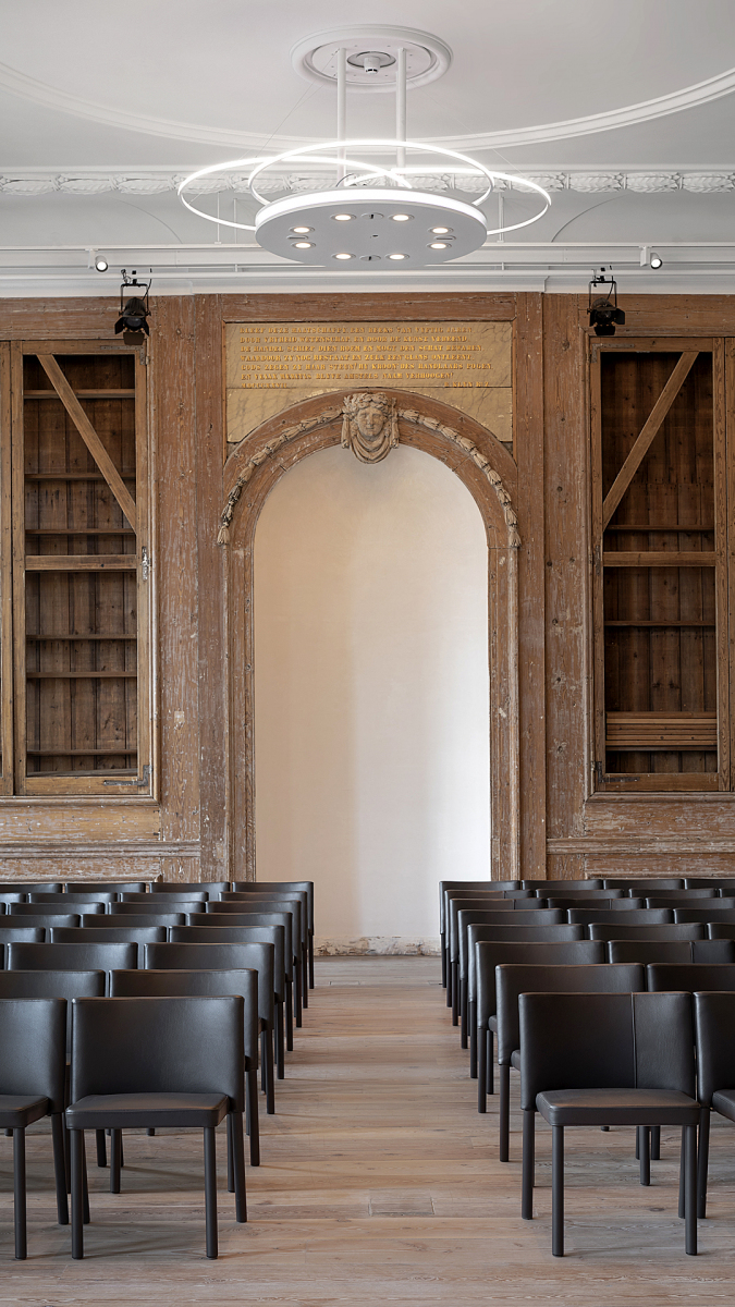 Der Säulensaal behielt seinen ursprünglichen Carakter. Foto: Ewout Huibers