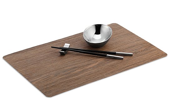 Wood placemat