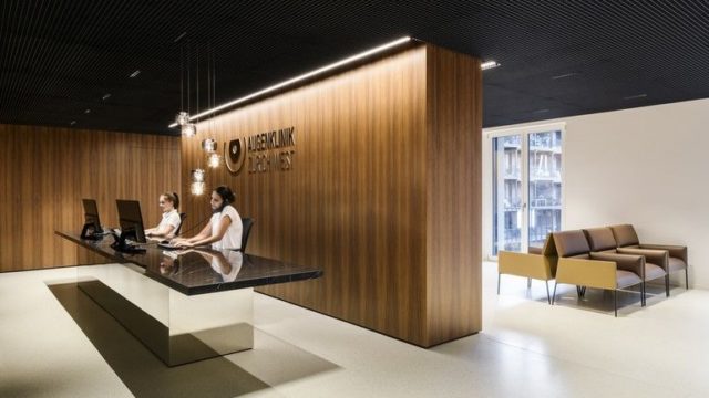 Michels Architekturbüro, Innenausbau Augenklinik Zürich