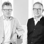 Interviewpartner Thorsten Kock (links) von Bez+Kock Architekten; daneben: Martin Bez als zweiter Inhaber des Büros.