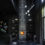 Maison Noire, Ein Interior ganz in Schwarz realisierte das kanadische Kollektiv Bolitomino Studio in Quebec mit dem Projekt Maison Noire.