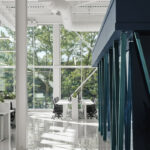 Große Flächen sinnvoll zu strukturieren ist nicht leicht. Blanchette Architectes Auftrag: ein modernes Büro aus 15 000 m² Fabrikfläche.