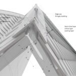 Gekrümmte Geometrie: Auf der Chicagoer Architekturbiennale 2023 ist derzeit das Projekt HygroShell der Universität Stuttgart zu sehen