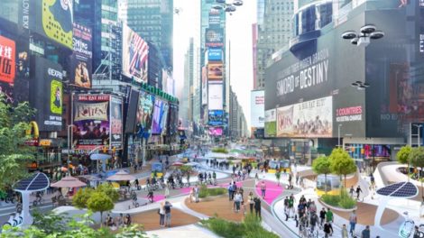 Transformation der Städte, Time Square, Visualisierung