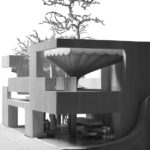 Architekturmodell zum Privathaus 75 von Omer Arbel