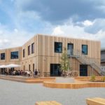 Wohngebäude in Holzbauweise B-Part in Berlin, nominiert für den Nachhaltigkeitspreis Architektur 2020