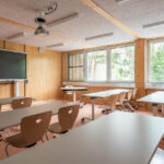 Umnutzung, Klassenraum im erweiterten Teil der Konrad-Zuse-Schule.