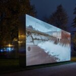 Die multimediale Ausstellung von Loom on the Moon spiegelt 700 Jahre Geschichte der tschechischen Stadt Zlín wider.