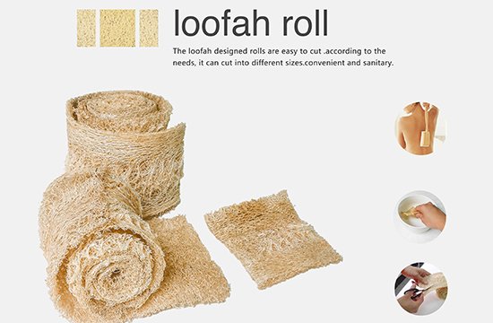 Loofah rolls