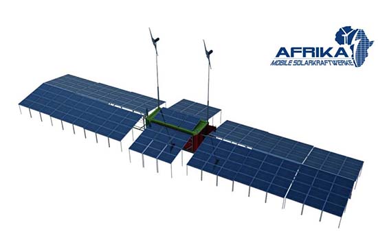 Mobile Solarcontainer Africa