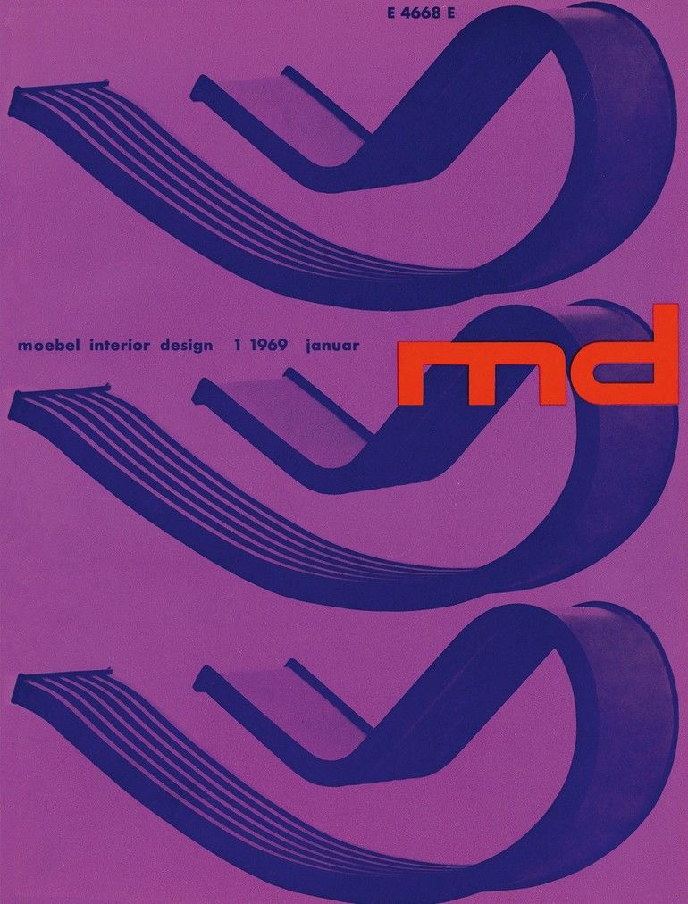 md-Cult-Serie, Schaukelliege ‚Dondola‘, md-Cover, Thomas Wagner, 1960er, Designgeschichte