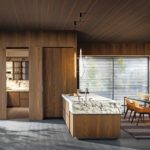 Holz und Stein sowie Wohnküchen prägen die Küchentrends 2021